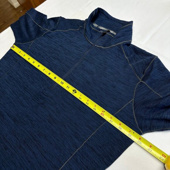 Kuhl Mens Alloy 1/4 Zip Size Small Outdoor Base Layer Lightweight Pullover Blue - Picture 4 of 10